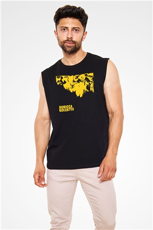 Dubioza kolektiv Siyah Unisex Kolsuz Tişört