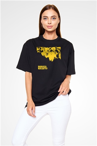 Dubioza kolektiv Siyah Unisex Oversize Tişört T-Shirt