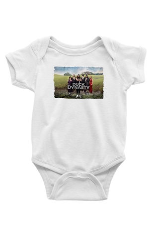 Duck Dynasty Beyaz Bebek Body - Zıbın