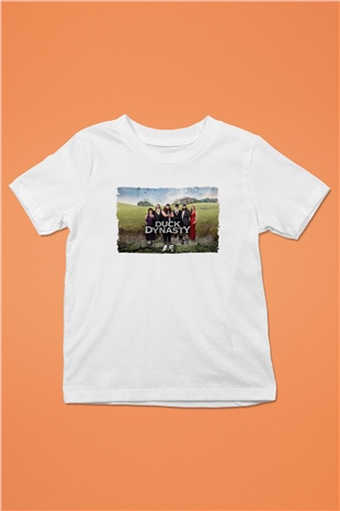 Duck Dynasty Beyaz Unisex Çocuk Tişört