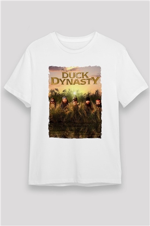 Duck Dynasty Beyaz Unisex Tişört T-Shirt