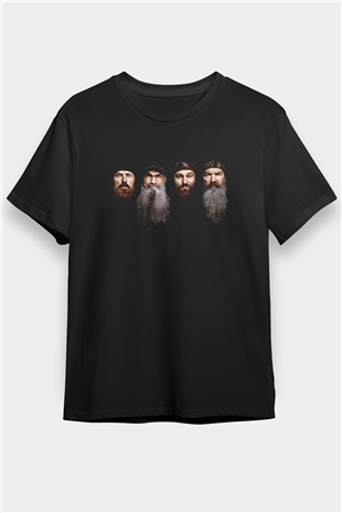 Duck Dynasty Siyah Unisex Tişört T-Shirt