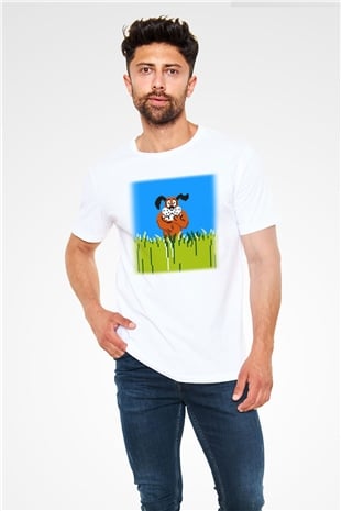 Duck Hunt Beyaz Unisex Tişört T-Shirt