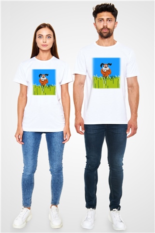 Duck Hunt Beyaz Unisex Tişört T-Shirt