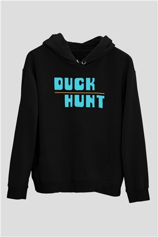 Duck Hunt Siyah Unisex Hoodie