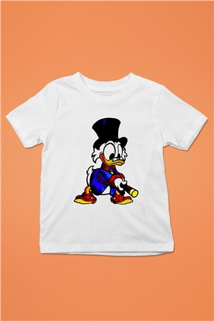 DuckTales Beyaz Unisex  Çocuk Tişört