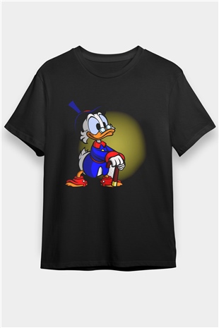 DuckTales Siyah Unisex Tişört