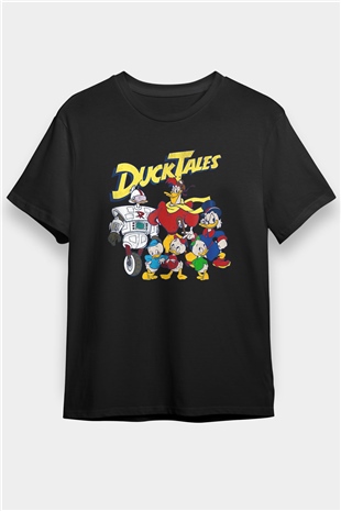 DuckTales Siyah Unisex Tişört
