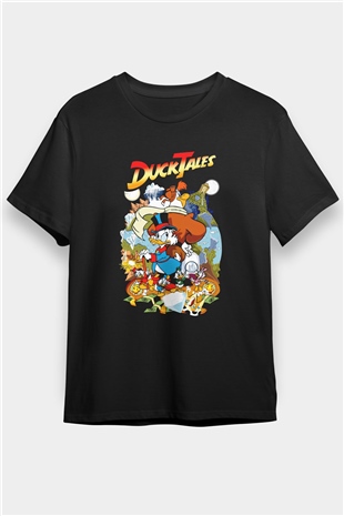 DuckTales Siyah Unisex Tişört