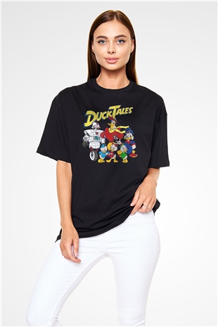 DuckTales Siyah Oversize Tişört