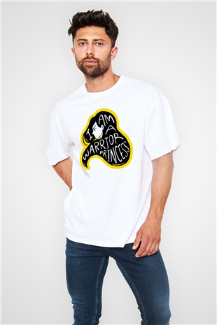 Dünya Kadınlar Günü Beyaz Unisex Oversize Tişört T-Shirt