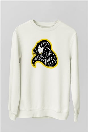 Dünya Kadınlar Günü Beyaz Unisex Sweatshirt