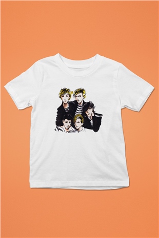 Duran Duran Baskılı Beyaz Unisex Çocuk Tişört