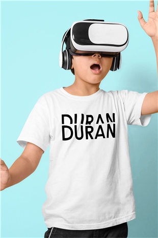 Duran Duran Baskılı Beyaz Unisex Çocuk Tişört