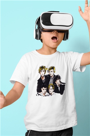 Duran Duran Baskılı Beyaz Unisex Çocuk Tişört