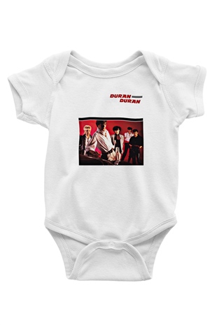 Duran Duran Baskılı Unisex Beyaz Bebek Body - Zıbın