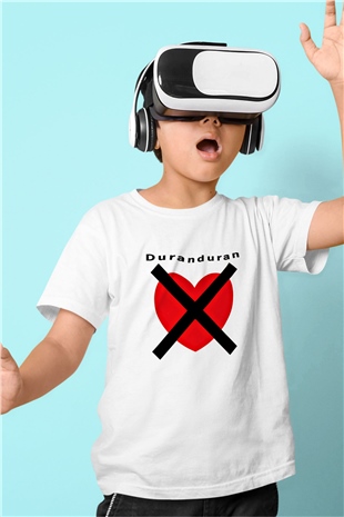 Duran Duran Baskılı Unisex Beyaz Çocuk Tişört