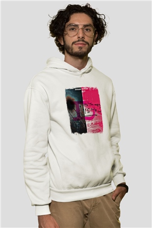 Duran Duran Baskılı Unisex Beyaz Hoodie