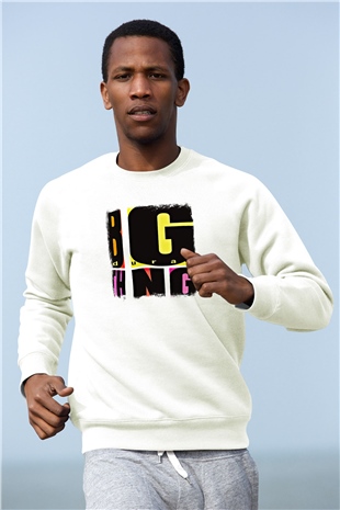 Duran Duran Baskılı Unisex Beyaz Sweatshirt