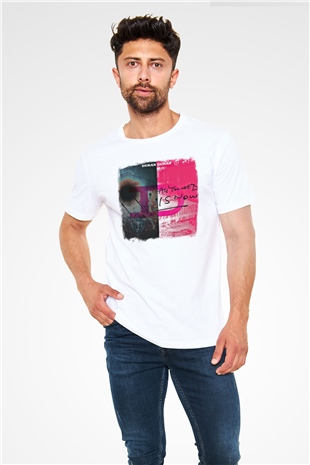 Duran Duran Baskılı Unisex Beyaz Tişört