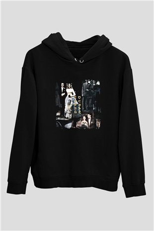 Duran Duran Baskılı Unisex Siyah Hoodie