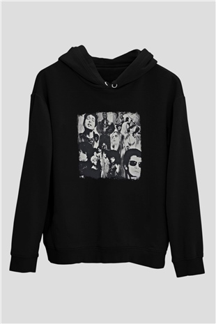 Duran Duran Baskılı Unisex Siyah Hoodie