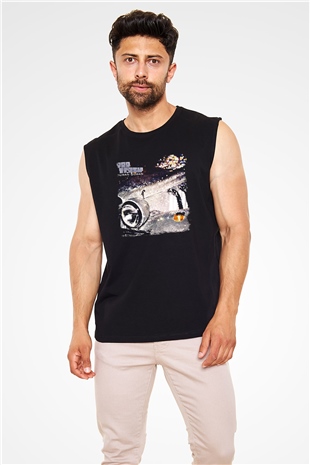 Duran Duran Baskılı Unisex Siyah Kolsuz Tişört
