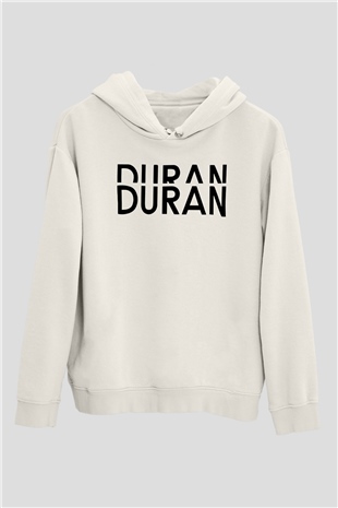 Duran Duran Beyaz Unisex Kapşonlu Sweatshirt