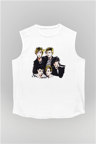 Duran Duran Beyaz Unisex Kolsuz Tişört