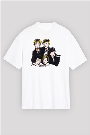 Duran Duran Beyaz Unisex Oversize Tişört T-Shirt