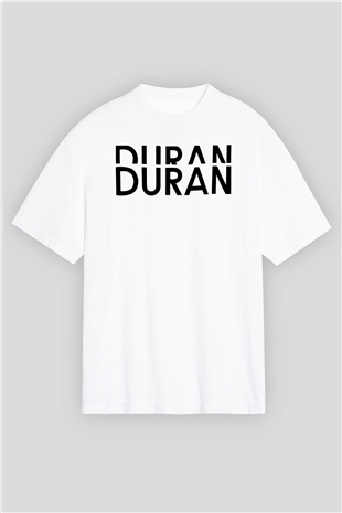 Duran Duran Beyaz Unisex Oversize Tişört T-Shirt