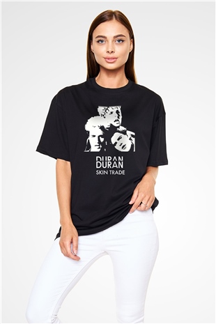 Duran Duran Siyah Unisex Oversize Tişört T-Shirt