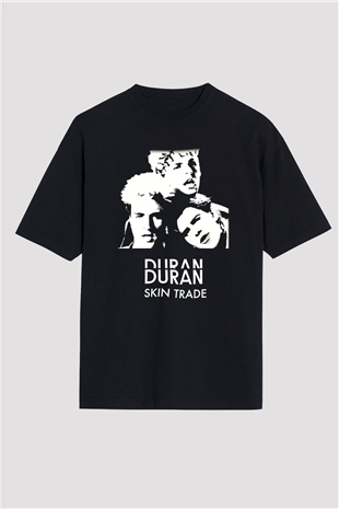 Duran Duran Siyah Unisex Oversize Tişört T-Shirt