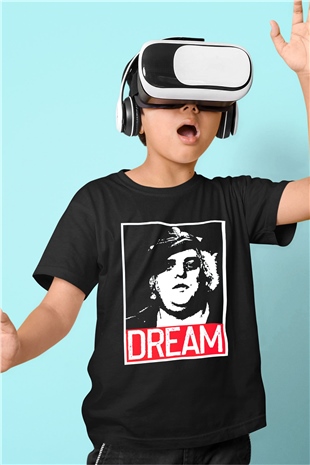 Dusty Rhodes Siyah Unisex  Çocuk Tişört