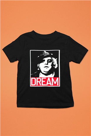 Dusty Rhodes Siyah Unisex  Çocuk Tişört