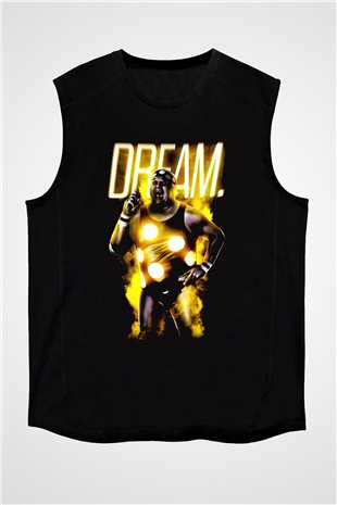 Dusty Rhodes Siyah Unisex  Kolsuz Tişört