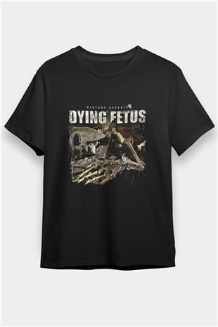 Dying Fetus Baskılı Unisex Siyah Tişört