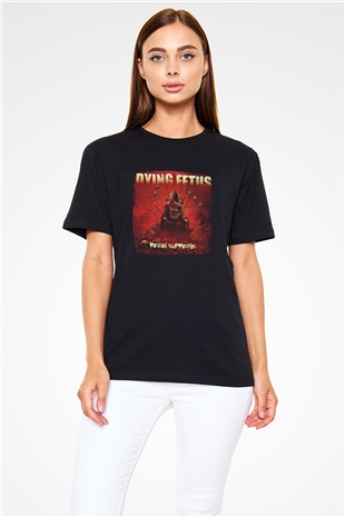 Dying Fetus Baskılı Unisex Siyah Tişört