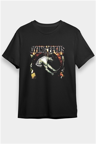 Dying Fetus Baskılı Unisex Siyah Tişört