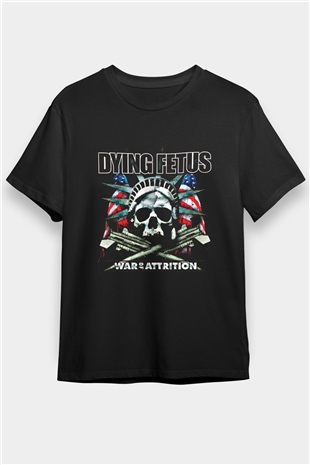 Dying Fetus Baskılı Unisex Siyah Tişört