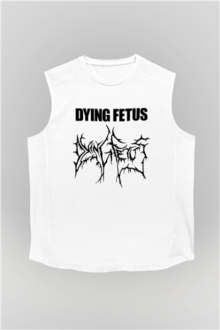 Dying Fetus Beyaz Unisex Kolsuz Tişört