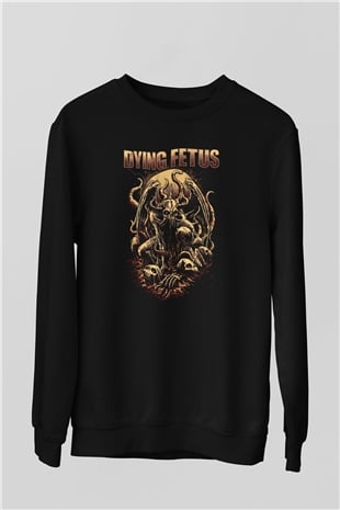 Dying Fetus Siyah Unisex Sweatshirt