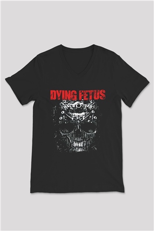 Dying Fetus Siyah Unisex V Yaka Tişört