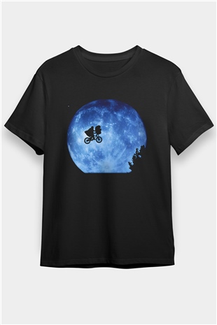 E.T. Siyah Unisex Tişört