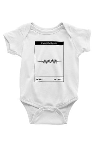 Eagles Baskılı Beyaz Unisex Bebek Body - Zıbın