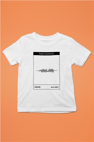 Eagles Baskılı Beyaz Unisex Beyaz Çocuk Tişört - Tshirt
