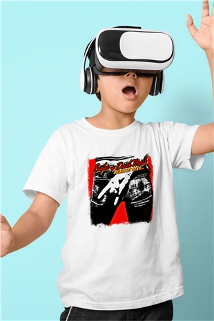 Eagles of Death Metal Baskılı Unisex Beyaz Çocuk Tişört