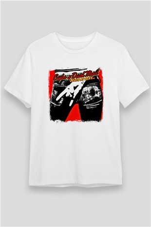 Eagles of Death Metal Baskılı Unisex Beyaz Tişört