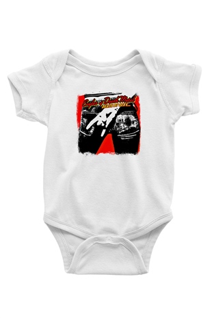 Eagles of Death Metal Baskılı Unisex Beyaz Bebek Body - Zıbın