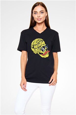 Eagles of Death Metal Siyah Unisex V Yaka Tişört T-Shirt